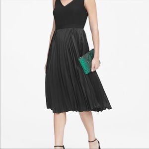 Banana Republic Fit and Flare Pleated Dress